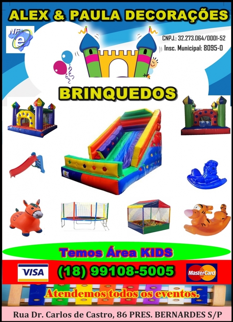 ALEX & PAULA DECORAÇOES E BRINQUEDOS